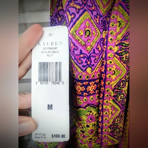 Brand New RALPH LAUREN Dressy Spring Tank, Size Medium, Perfect Condition - Picture 5 of 12